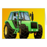 Green Tractor Card