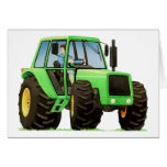 Green Tractor Card
