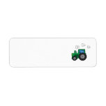 Green Tractor Custom Return Address Labels