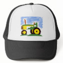 Green Tractor Hat