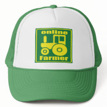 green tractor hat