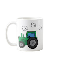 Green Tractor mugs