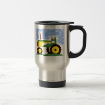 Green Tractor Mug