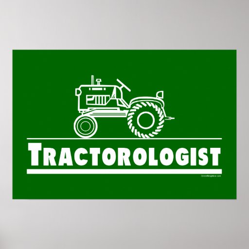 Green Tractor Ologist Print
