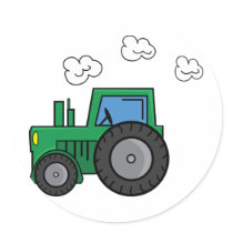 Green Tractor stickers