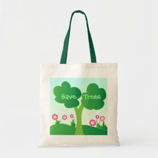 Green tree bag