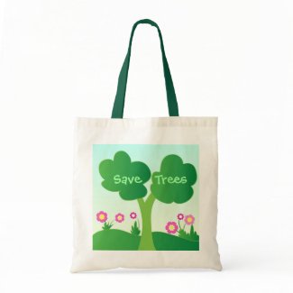 Green tree bag