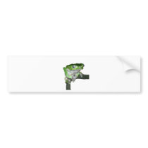 green tree frog bumper sticker