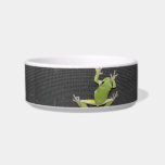 Green Tree Frog Cat Dish pet bowls