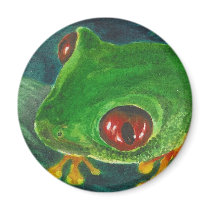 green tree frog magnets
