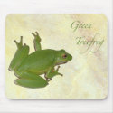 Green Tree Frog Mousepad