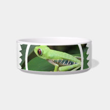Green Tree Frog Pet Bowl