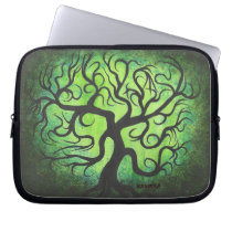 Green tree- Laptop sleeve laptop sleeves
