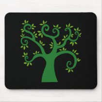 Green Tree mousepads