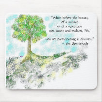 Green Tree Mousepad