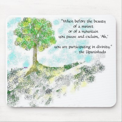 Green Tree Mousepad by jmarkafghans