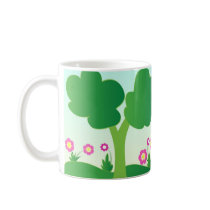 Green tree mugs