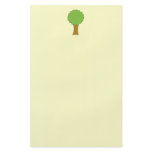 Green Tree. On cream background. Flyers