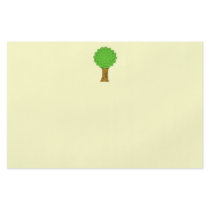 Green Tree. On cream background. Custom Flyer