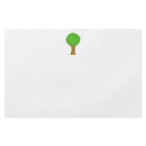Green Tree. On white background. Custom Flyer Design