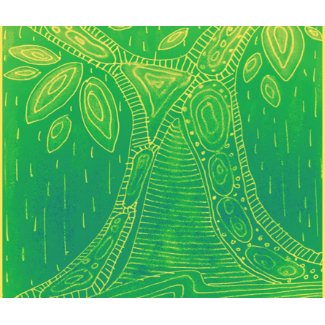abstract tree painting