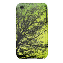 Green Tree Silhouette iPhone 3g 3gs case casemate cases