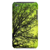 Green Tree Silhouette iPod touch case casemate cases