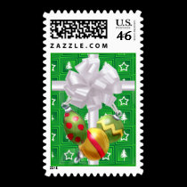 Green Tree Stars stamps