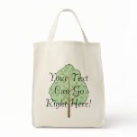 Green Tree Tote Bag