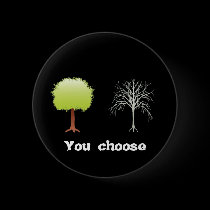 green trees buttons