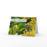 Green Trees, Christian Dad card