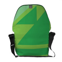 Green Triangles Rickshaw Messenger Bag messenger bags