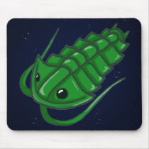 Green Trilobite mousepads