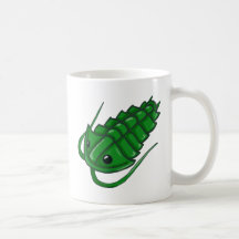 Green Trilobite Mugs