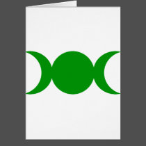 Green Triple Goddess cards