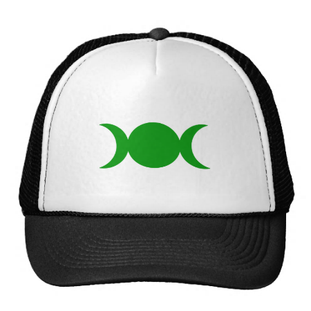 Green Triple Goddess Hat