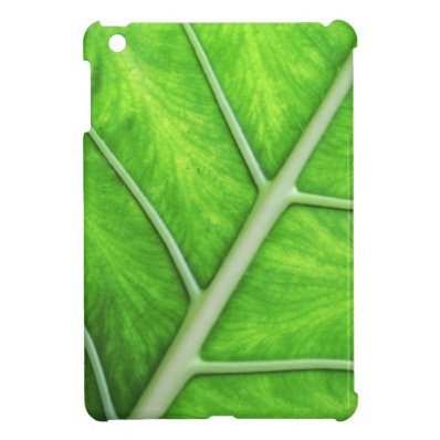 Green Tropical Leaf Texture Photo iPad Mini Case