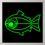 Green Trout Posters
