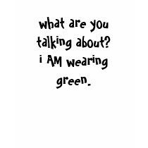 Green t-shirts