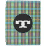 Green Turquoise Organge Plaids iPad Cover