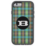 Green Turquoise Organge Plaids iPhone 6 Case
