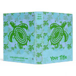 Green Turtle Customizable Art Binder