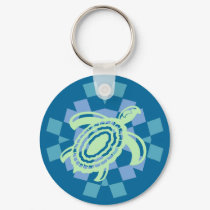 Green Turtle Keychain