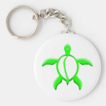 green turtle keychains