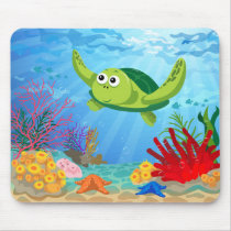 Green Turtle Mousepad
