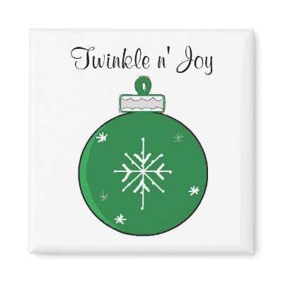 Green Twinkle n' Joy - magnet by seashell2