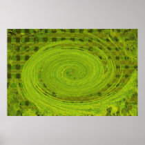 Green Twist. posters