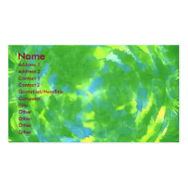 Green Tye Dye business cards by shayneemelissa Green Tye Dye business cards