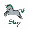 Green Unicorn Embroidered Shirt embroidered shirts by Customizables Green Unicorn Embroidered Shirt embroidered shirts