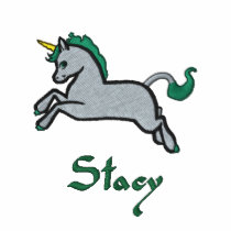 Green Unicorn Embroidered Shirt embroidered shirts by Customizables Green Unicorn Embroidered Shirt embroidered shirts